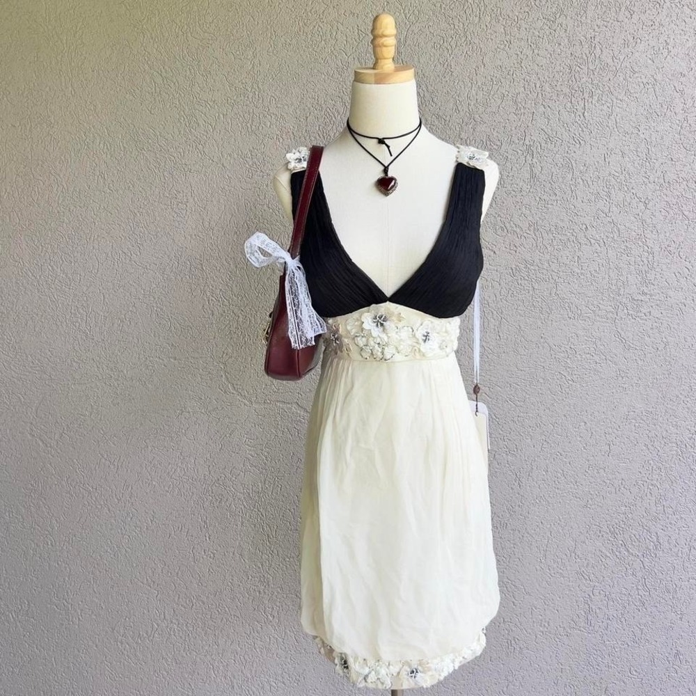 Sue Wong Walt Disney Signature Silk Beaded Cocktail Dress Size 6 $328‎ NWT